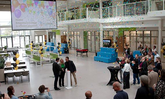 Nieuw gebouw Broeckland College feestelijk geopend