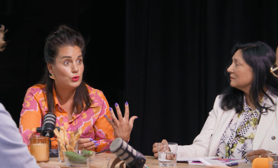 De eerste aflevering van de talkshow Onderwijs aan Tafel