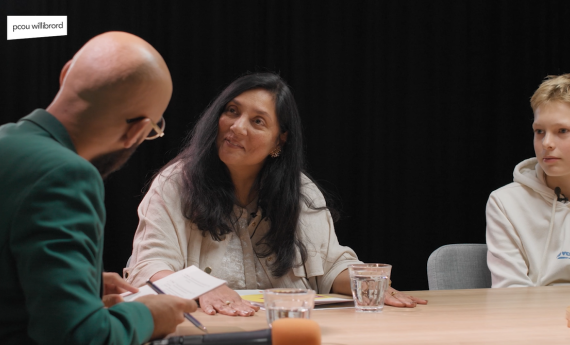 De tweede aflevering van de talkshow Onderwijs aan Tafel 