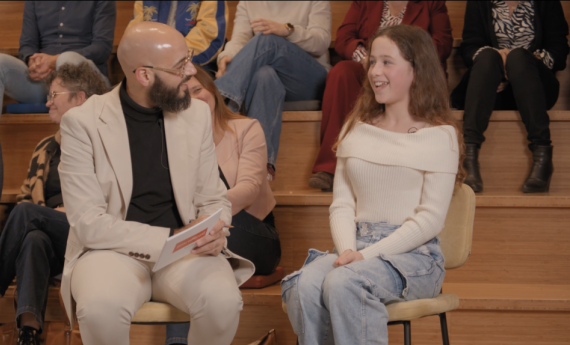 Onderwijs aan Tafel met leerling Isabel “Go for it!”