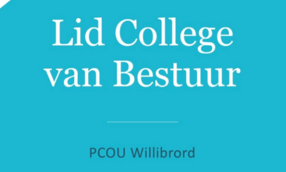 Vacature lid college van bestuur PCOU Willibrord